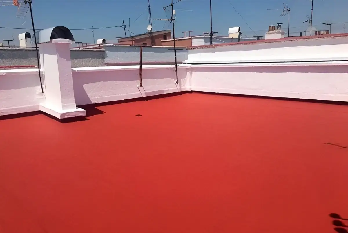 Reparación e impermeabilización de terraza hecha por Los Pintores Castellón